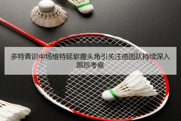 多特青训中场维特延崭露头角引关注德国队持续深入跟踪考察